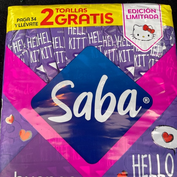 Hello Kitty Saba Overnight With Wings Pads - Picture 3 of 3